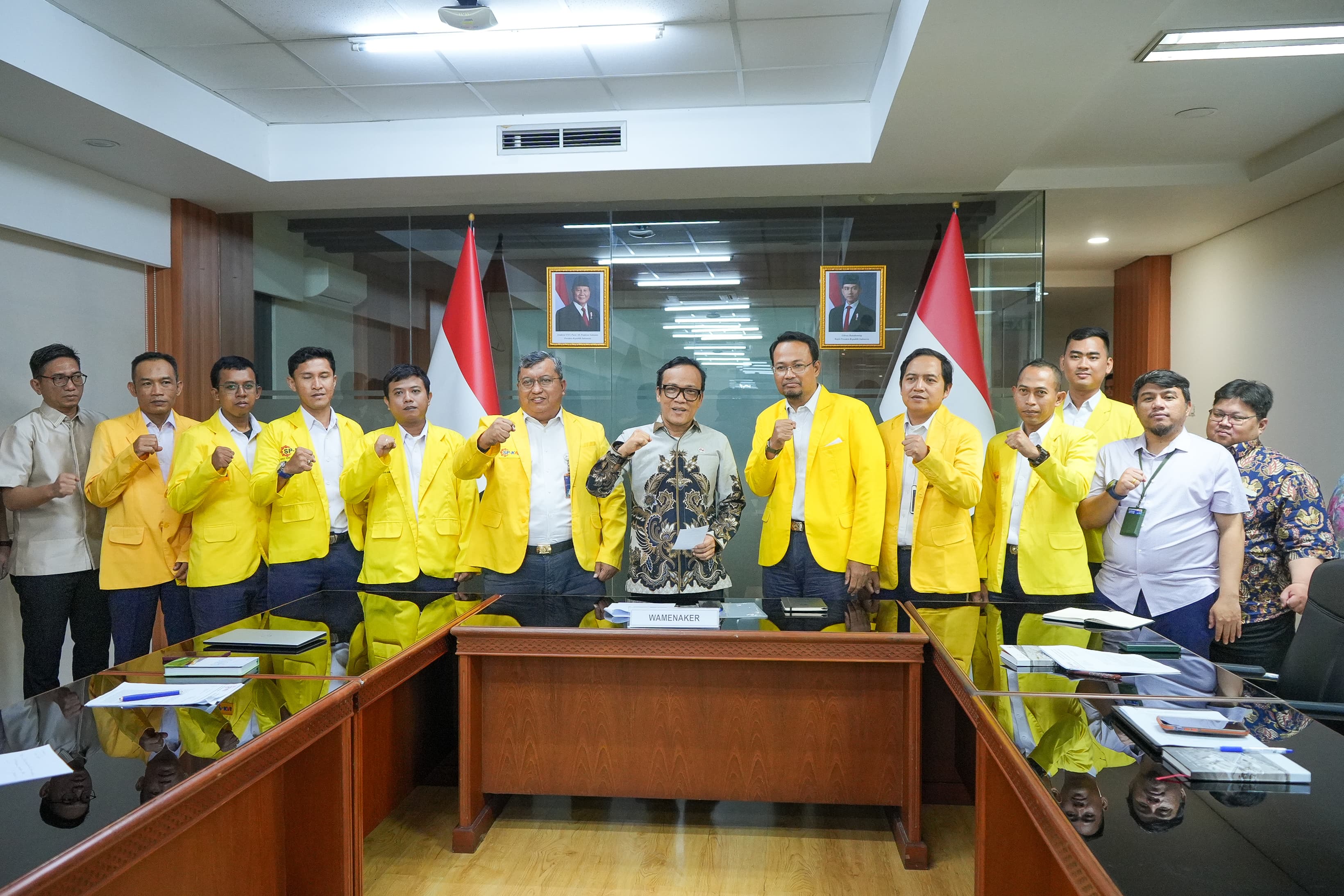 Audiensi dengan Wamenaker RI